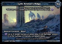 Lyth: Kristan's Ridge